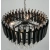 Żyrandol glamour czarno-chromowany 4-punktowy 6260/4 z serii TOLEDO - Lampy Elem